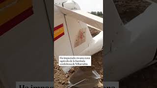 Muere un instructor de vuelo al estrellarse la avioneta mientras impartía clases en córdoba [upl. by Eserrehs]