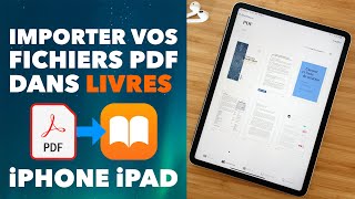 Importer tous vos PDF dans lapp Livres Apple Books sur iPhone iPad [upl. by Esihcoc]