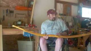 Osage Bow From Scratch Part 14 Finishing the bow [upl. by Nasya625]