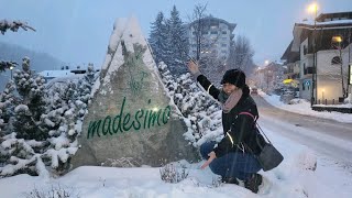 Capodanno a Madesimo sotto la neve ❄️ ❄️ ❄️ [upl. by Windy571]