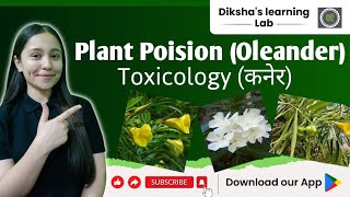 Oleander Plant Poison  Toxicology  Forensic Toxicology [upl. by Llirrehs]