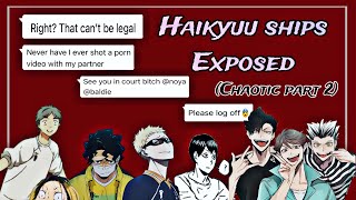 Tananoya Exposing Haikyuu Ships Part 2  Never Have I Ever Dirty  Haikyuu texts  roleplay [upl. by Ludlow]