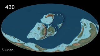 Plate Tectonics 540Ma  Modern World  Scotese Animation 022116b [upl. by Konstanze]