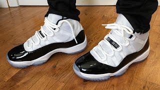 HOLY GRAILS 2018 Air Jordan 11 Concord  Unboxing Review amp On Feet [upl. by Soph]