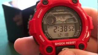 CASIO GSHOCK REVIEW AND UNBOXING G7900A4 RESCUE RED [upl. by Linder64]