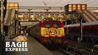 Bagh Express departs Lucknow Charbagh in the Golden Hour [upl. by Yendroc659]