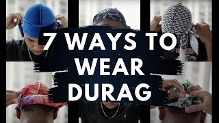 7 different ways to wear durags [upl. by Horter858]