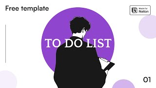 Personal todo list a free Notion template [upl. by Eannej]