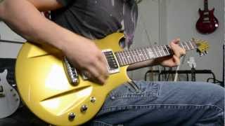 Aristides 020  Gold  FUNK demo  Electric Guitar [upl. by Attecnoc]