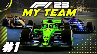 F1 23 MY TEAM CAREER Part 1 Our New Journey Begins My Create A Team Career Mode on F1 23 Game [upl. by Ttevy]