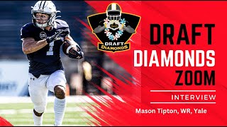 Mason Tipton WR Yale  2024 NFL Draft Prospect Zoom Interview [upl. by Ullyot789]