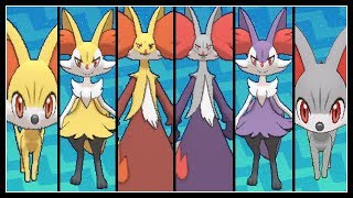 FULL FENNEKIN EVOLUTION TEAM [upl. by Seto]