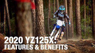 2020 Yamaha YZ125X Features amp Benefits [upl. by Inhoj]