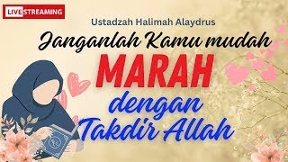 🔴LIVE  Ustadzah Halimah Alaydrus terbaru  Janganlah marah dengan takdir allah [upl. by Saffren922]