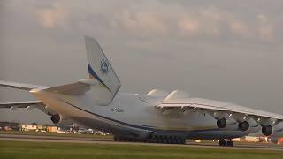 Antonov An225 MRIYA START of SIX ENGINES [upl. by Daley]