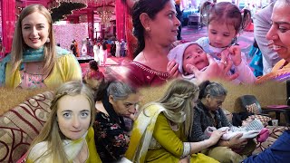 MY WIFE AND KIDS ATTENDING THEIR FIRST PUNJABI WEDDING IN INDIA Viah Da Vlog [upl. by Lawry195]