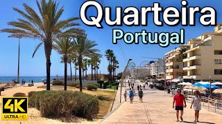 Quarteira  Portugal Walking tour  Algarve 4K Ultra HD [upl. by Easton]