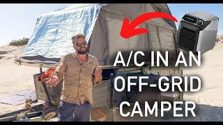 Can you AC a Camper Trailer  Ecoflow Wave [upl. by Huff]