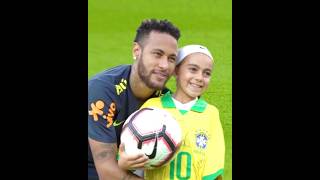 Neymar with his Fans [upl. by Cirenoj]