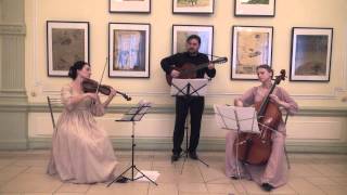 Paganini Niccolò  Rondo from Terzetto for Violin Cello and Guitar [upl. by Venu578]