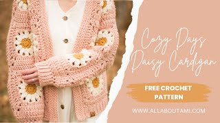 Cozy Days Daisy Cardigan [upl. by Edee]