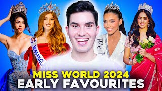 MISS WORLD 2024 Early Predictions Meet The Top Contestants Who Could Take Home The Crown MissWorld [upl. by Driskill]