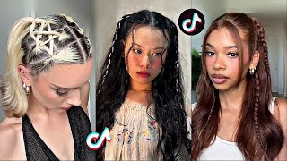 HAIRSTYLES IDEAS AND HACKS 💫💇‍♀️  TIKTOK COMPILATION [upl. by Peursem]