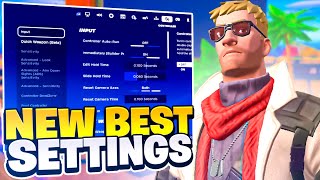 NEW BEST Controller Settings For Fortnite Chapter 5 PS4PS5XboxPC [upl. by Tegirb]