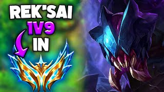 Challenger Guide on How to Carry with Reksai and 1v9  Season 14 Jungle Reksai Jungle Gameplay [upl. by Hanikas436]