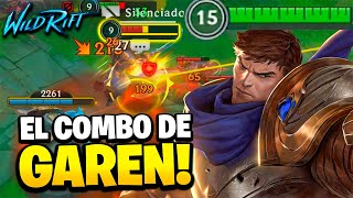 😱¡GAREN FULL TANQUE ES IMPARABLE  Wild Rift [upl. by Fishman]