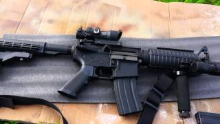 Airsoft M4A1 King Arms Review  Test de tir FR [upl. by Anikas]