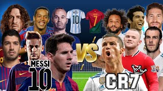 Messi Best Team VS Ronaldo Best Team 😮🔥ULTİMATE Comparison 💪 [upl. by Gant]