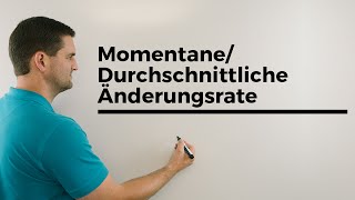 MomentaneDurchschnittliche Änderungsrate Autofahrt Teil 3  Mathe by Daniel Jung [upl. by Nnairret]