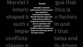 Understanding Marxism in International Relations [upl. by Kantor]