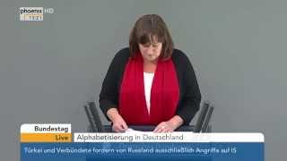 Bundestag Alphabetisierung in Deutschland am 02102015 [upl. by Hyacinthe]