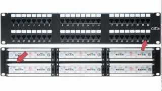 48 Port Cat5e Patch Panel 15180048 [upl. by Ardek]