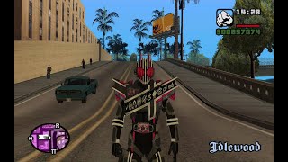 TEST GTA SAN MOD  NEO DECADE SWAT MODE skin [upl. by Hephzipah]