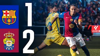 FC BARCELONA 1 vs 2 LAS PALMAS  LALIGA 202425 MD15 [upl. by Miah]