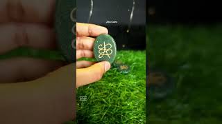 Green Aventurine Crystal with Switch word healing amp Zibu symbol  AathiraiCraftz [upl. by Olram609]