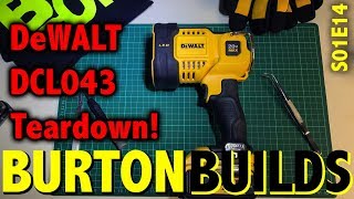 DeWALT DCL043 20V Max Flashlight Teardown and Review  BURTON BUILDS [upl. by Airdnassac]