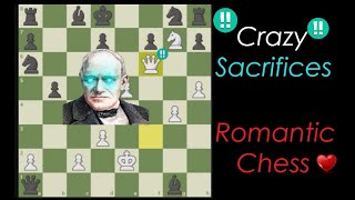 Famous Immortal Game in Romantic Chess Era [upl. by Eartha101]