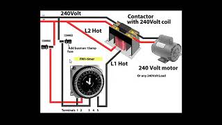 comment brancher timer fm avec un moteur [upl. by Nahgeam]