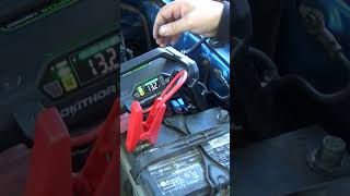 LokiThor JA3000 Jump Pack Cranking Engine with Battery Disconnected diy automobile battery [upl. by Matilde]