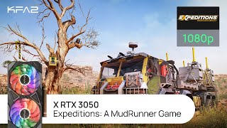 KFA2 X GeForce RTX 3050 Black  Expeditions A MudRunner Game  1080p Full HD разрешение [upl. by Eob]