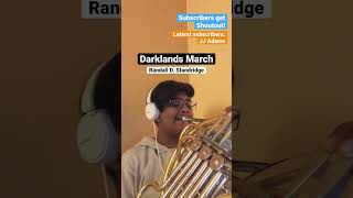 Darklands March Randall D Standridge brass band frenchhorn [upl. by Pippas]