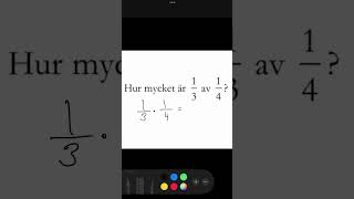 Multiplikation av bråk Uppgiften är hämtad från ett gammalt nationellt prov årskurs 9 [upl. by Ahsinar81]