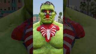 SPIDERHULK TAKES REVENGE ON THANOS shorts [upl. by Acireed]