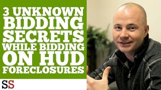 3 Unknown Bidding Secrets While Bidding On HUD Foreclosures [upl. by Nrubyar]