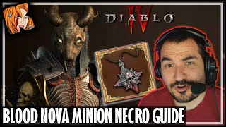 KRIPP’S BLOOD NOVA MINION NECRO BUILD GUIDE Season 2  Diablo 4 [upl. by Nannah]