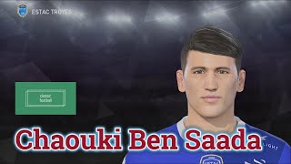 Chaouki Ben Saada  PES Clasico Face Bodyamp Stats [upl. by Enitsirc]